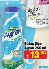 SÜTAŞ ŞİŞE AYRAN 250 ML SÜTAŞ ŞİŞE AYRAN 250 ML
